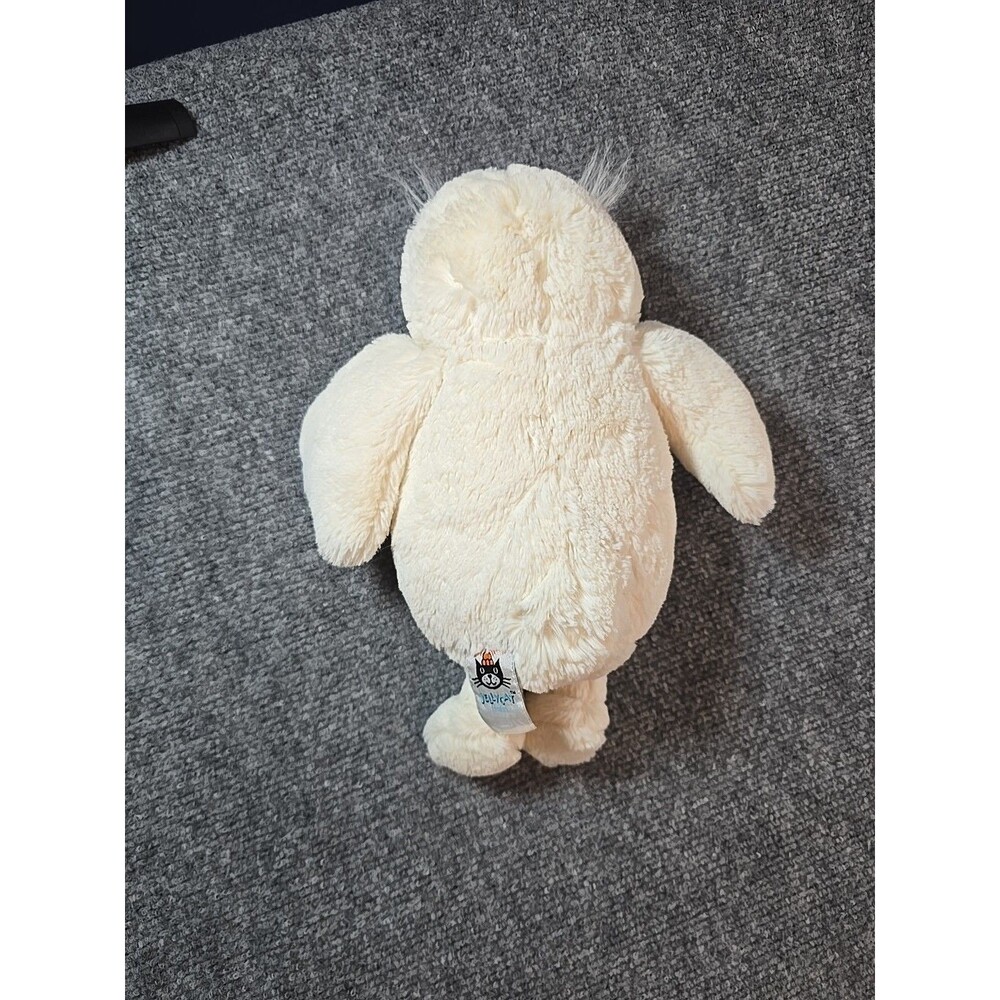 Jellycat Woodland Bashful Owl Plush Stuffed Animal Cream White “11 - Picture 4 of 9